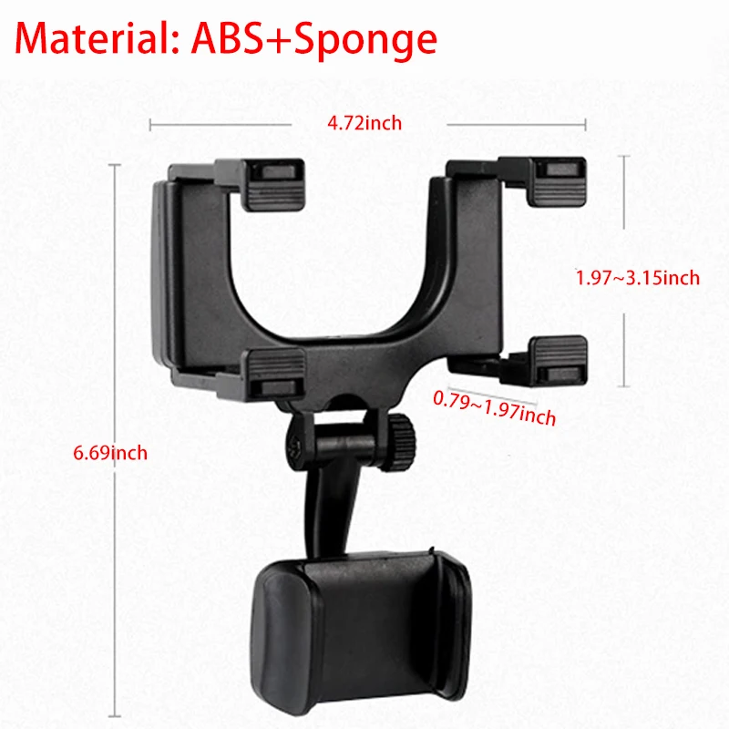360° Car Mirror Telescopic Smart Phone Holder Mount Mobile Phone Support Stand Car GPS Adjustable CellPhone For iPhone 13 Holder 360° Car Mirror Telescopic Smart Phone Holder Mount Mobile Phone Support Stand Car GPS Adjustable CellPhone For iPhone 13 Holder
