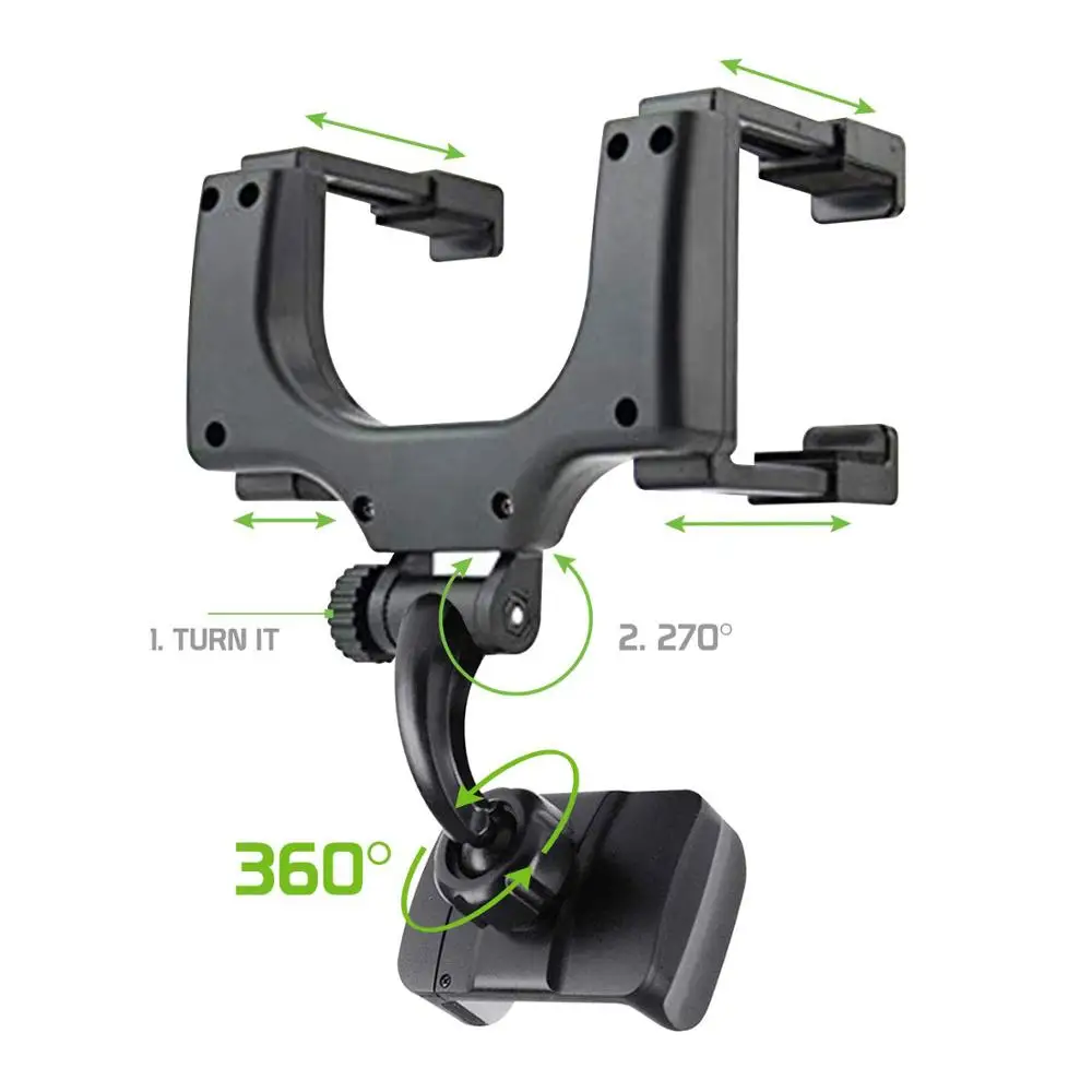 360° Car Mirror Telescopic Smart Phone Holder Mount Mobile Phone Support Stand Car GPS Adjustable CellPhone For iPhone 13 Holder 360° Car Mirror Telescopic Smart Phone Holder Mount Mobile Phone Support Stand Car GPS Adjustable CellPhone For iPhone 13 Holder