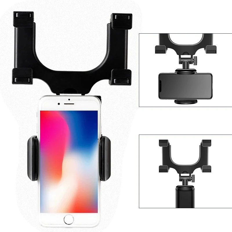 360° Car Mirror Telescopic Smart Phone Holder Mount Mobile Phone Support Stand Car GPS Adjustable CellPhone For iPhone 13 Holder 360° Car Mirror Telescopic Smart Phone Holder Mount Mobile Phone Support Stand Car GPS Adjustable CellPhone For iPhone 13 Holder