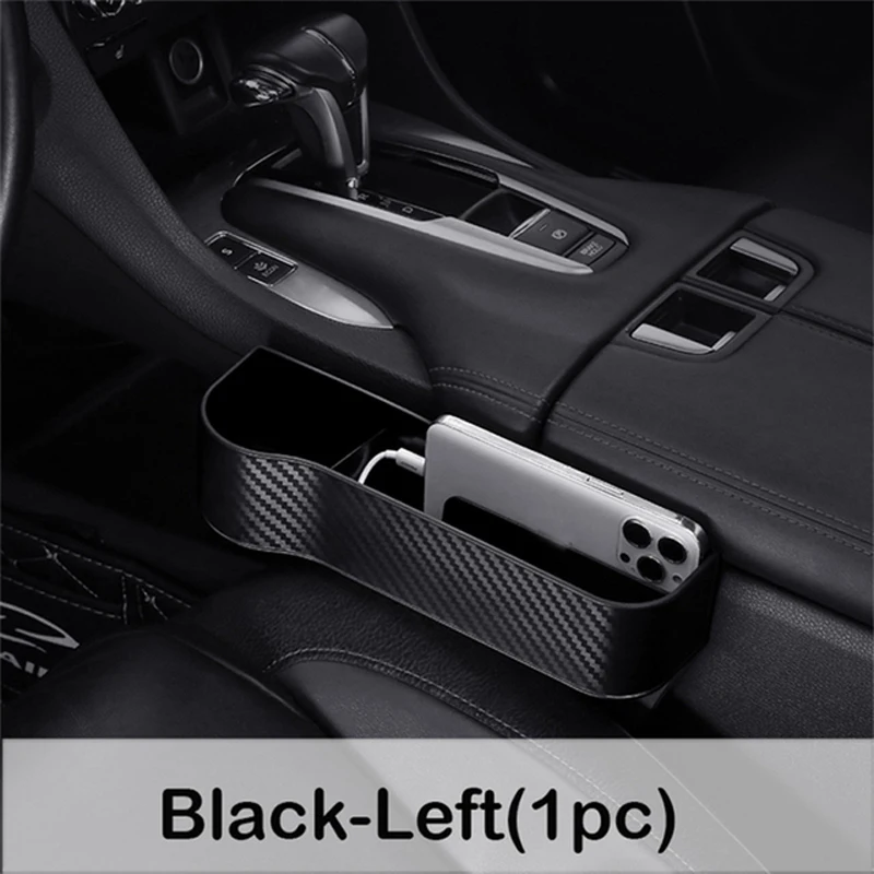 Car Seat Crevice Gaps Storage Box Seat Organizer Gap Slit Filler Holder For Wallet Phone Cigarette Slit Pocket Car Storag Box