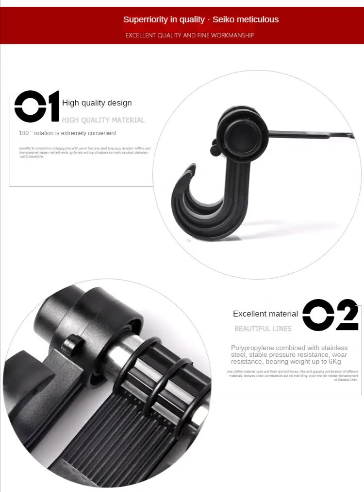 180 Degree Swivel Car Seat Back Hook Multi-functional Metal Auto Car Seat Headrest Hanger Bag Hook Holder for Bag Purse Bracket 180 Degree Swivel Car Seat Back Hook Multi-functional Metal Auto Car Seat Headrest Hanger Bag Hook Holder for Bag Purse Bracket