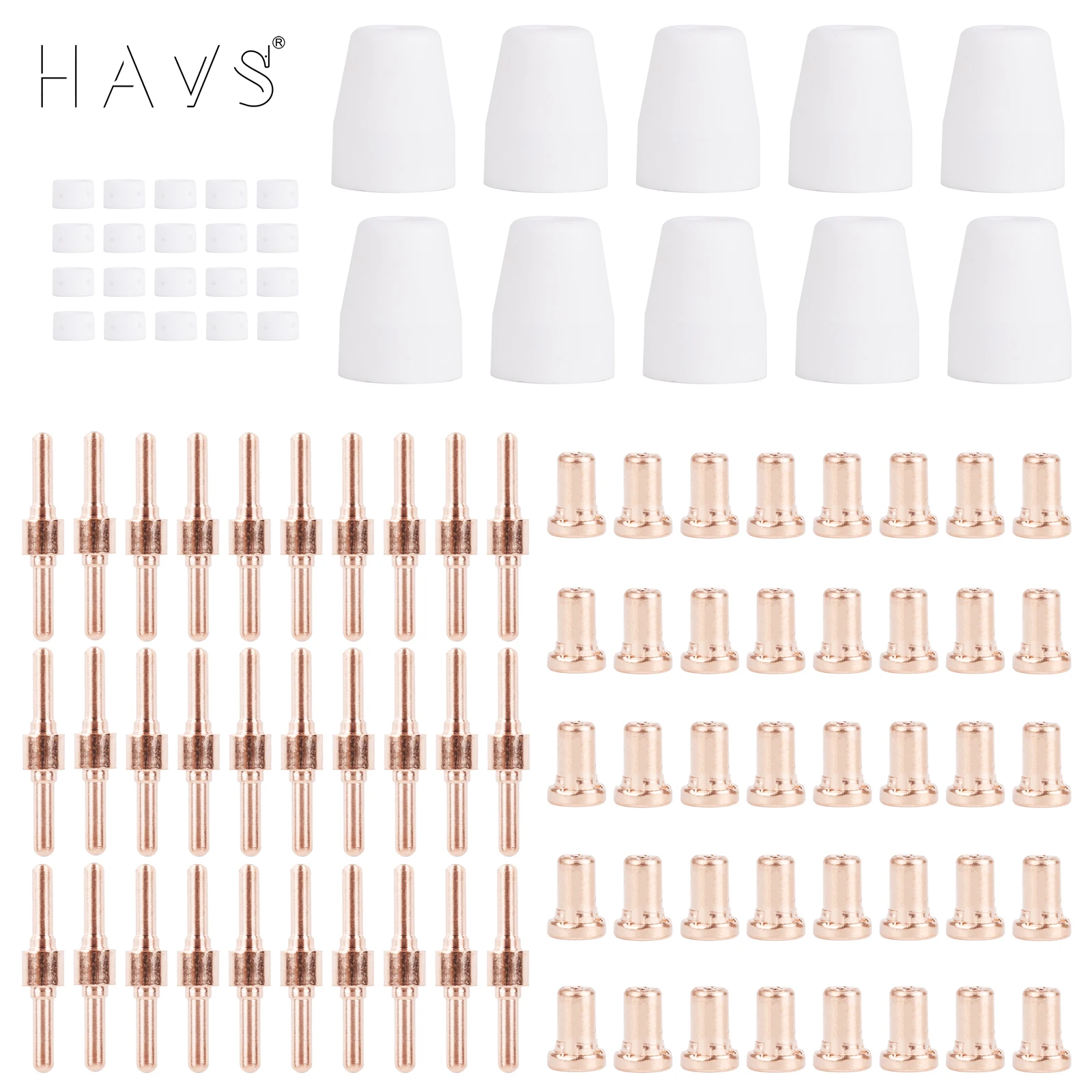 30/50/100/150/250pcs PT31 LG40 Plasma Cutting Consumables (Standard) Fit PT-31 CUT40 HYC45D HYC50D CUT50 PLC50D HYC410 30/50/100/150/250pcs PT31 LG40 Plasma Cutting Consumables (Standard) Fit PT-31 CUT40 HYC45D HYC50D CUT50 PLC50D HYC410