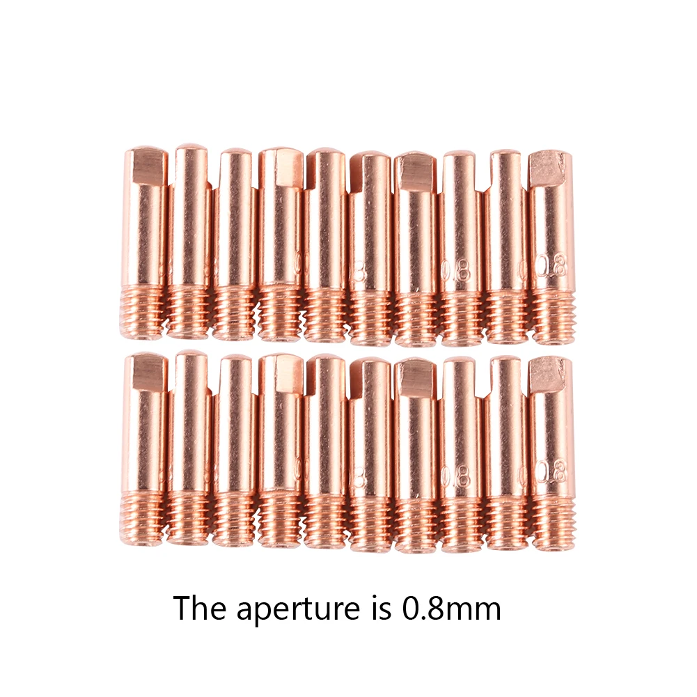 20/40/80PCS 0.8mm/1mm/1.2mm Tip Gas Nozzle MIG/MAG Welding Nozzle Contact Tips Gas Diffuser Connector Holder Conductive Nozzle 20/40/80PCS 0.8mm/1mm/1.2mm Tip Gas Nozzle MIG/MAG Welding Nozzle Contact Tips Gas Diffuser Connector Holder Conductive Nozzle