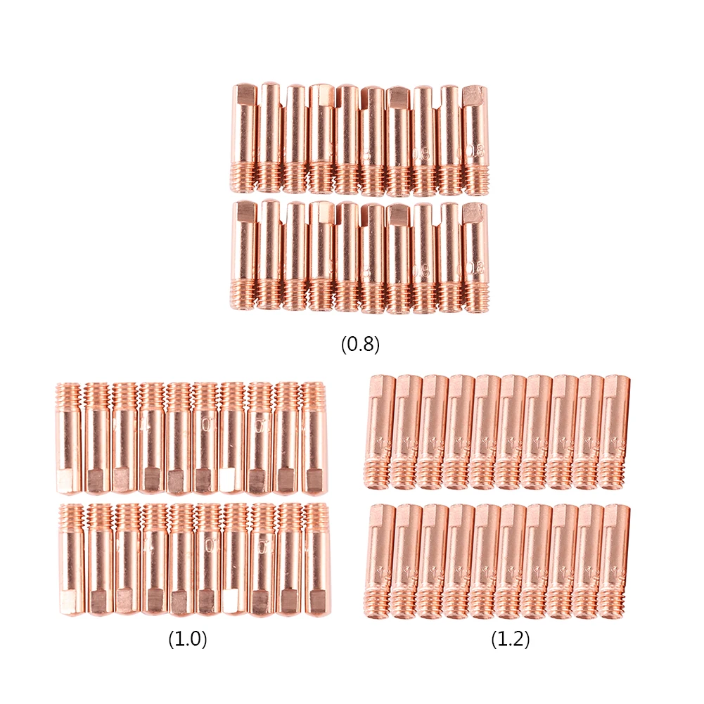 20/40/80PCS 0.8mm/1mm/1.2mm Tip Gas Nozzle MIG/MAG Welding Nozzle Contact Tips Gas Diffuser Connector Holder Conductive Nozzle 20/40/80PCS 0.8mm/1mm/1.2mm Tip Gas Nozzle MIG/MAG Welding Nozzle Contact Tips Gas Diffuser Connector Holder Conductive Nozzle