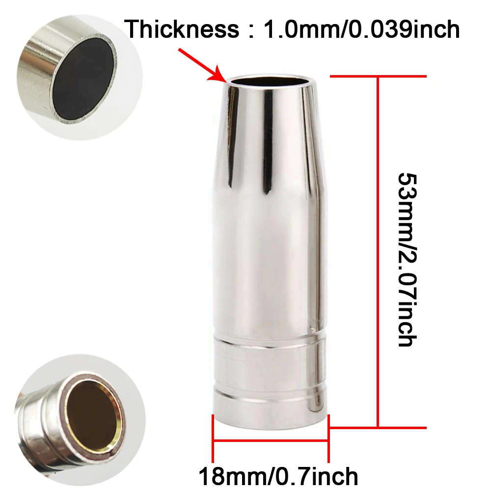 15/30pcs MB-15AK Torch Welding Consumables 180A MIG Torch Gas Nozzle Tips Holder Gun Neck Wrench for 15AK MIG Welding Machine 15/30pcs MB-15AK Torch Welding Consumables 180A MIG Torch Gas Nozzle Tips Holder Gun Neck Wrench for 15AK MIG Welding Machine
