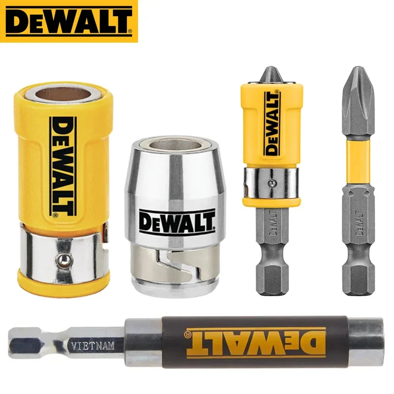 DEWALT Original PH2 SL8 Philips Slotted Drill Bits Sleeve Magnetic Ring Adapter Corner 25MM-89MM Hand Tool Accessories Series