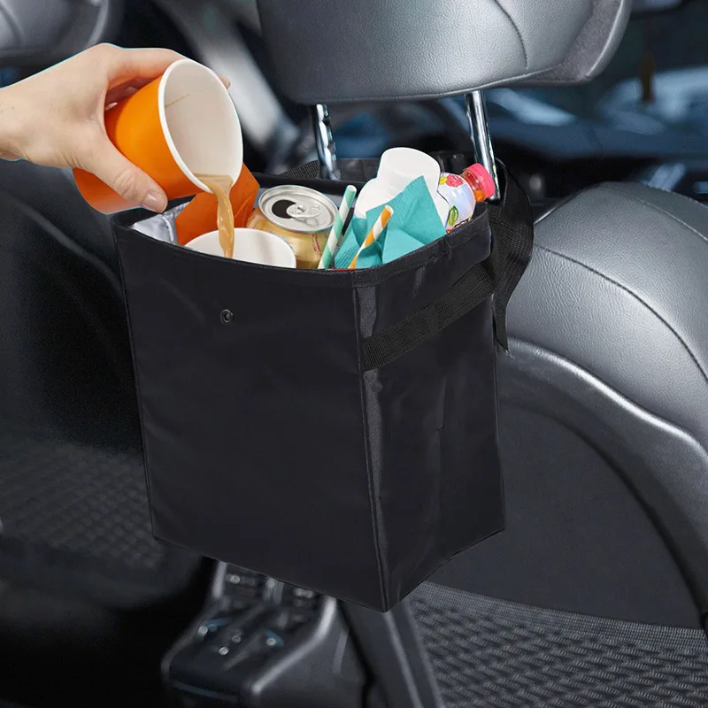 1 Piece Portable Foldable Car Trash Can, Waterproof Hanging Car Trash Can, Multifunctional Car Interior Storage Container 1 Piece Portable Foldable Car Trash Can, Waterproof Hanging Car Trash Can, Multifunctional Car Interior Storage Container