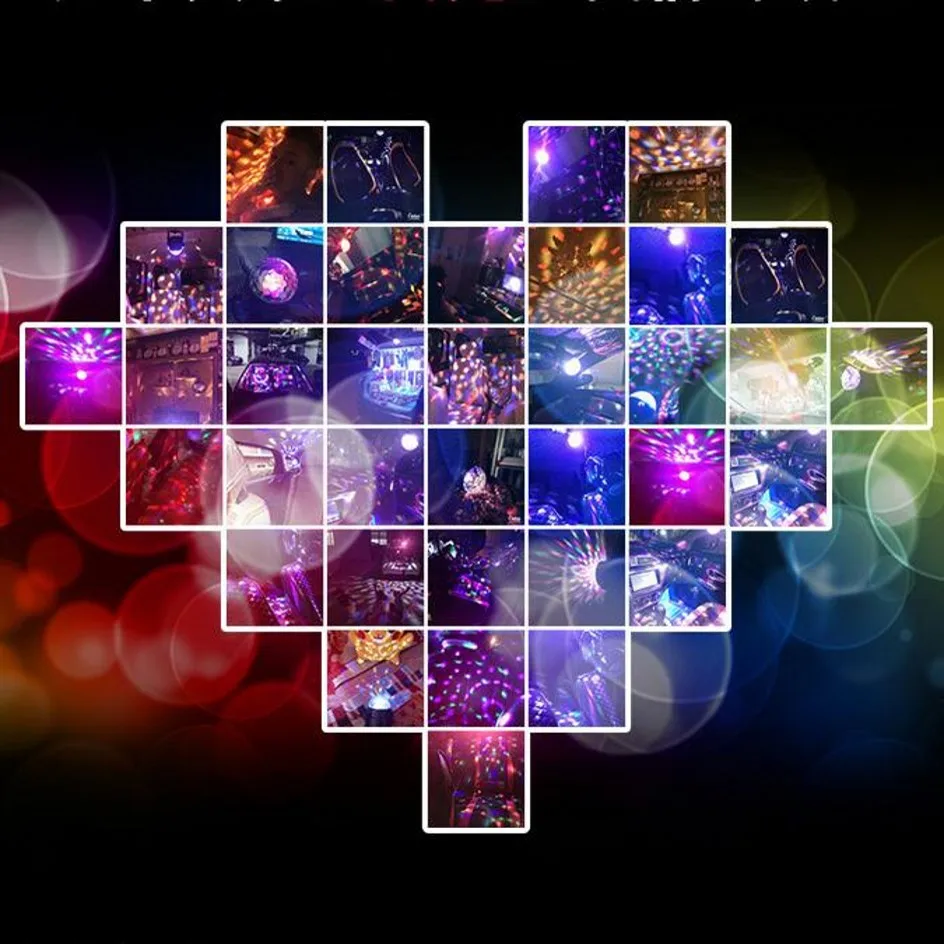 USB LED Disco DJStage Car Light Portable Family Party Ball Colorful Light Bar Club Stage Effect Lamp Mobile Phone Lighting
