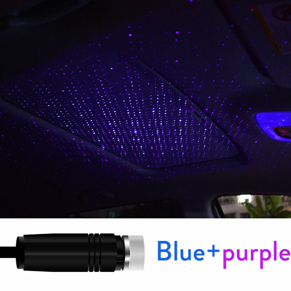 Vibrant USB Disco Light USB Powered Galaxy Star Projector 5V Romantic LED Starry Sky Night Light Plug and Play for Roof Room Ceiling Car Decoration