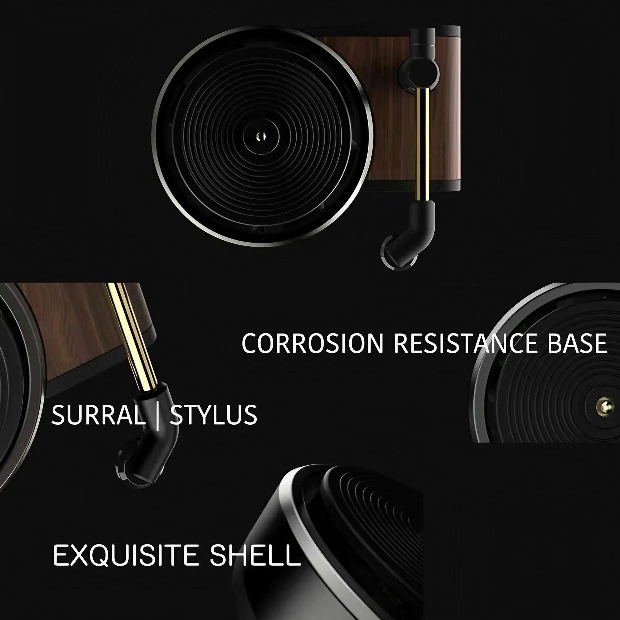 Car Air Freshener Turntable, Solid Perfume Vintage Record Player Aroma for Car Air Vent Decoration, 1 Set/2 Sets Car Air Freshener Turntable, Solid Perfume Vintage Record Player Aroma for Car Air Vent Decoration, 1 Set/2 Sets